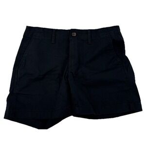 Gap Women's Sz 4 Chino Shorts NWT True Black Classic Midrise Cotton Blend Shorts